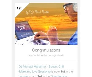 #1 auf Mixcloud Lounge Chart Sunset Chill Mix von Michael Maretimo
